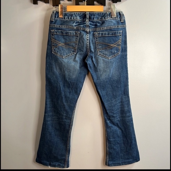 AEROPOSTALE Hailey Skinny Flare 1/2 Short * Hemmed - Picture 2 of 5